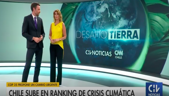 [Chilevisión] Chile es un país más propenso a sufrir las consecuencias del cambio climático.